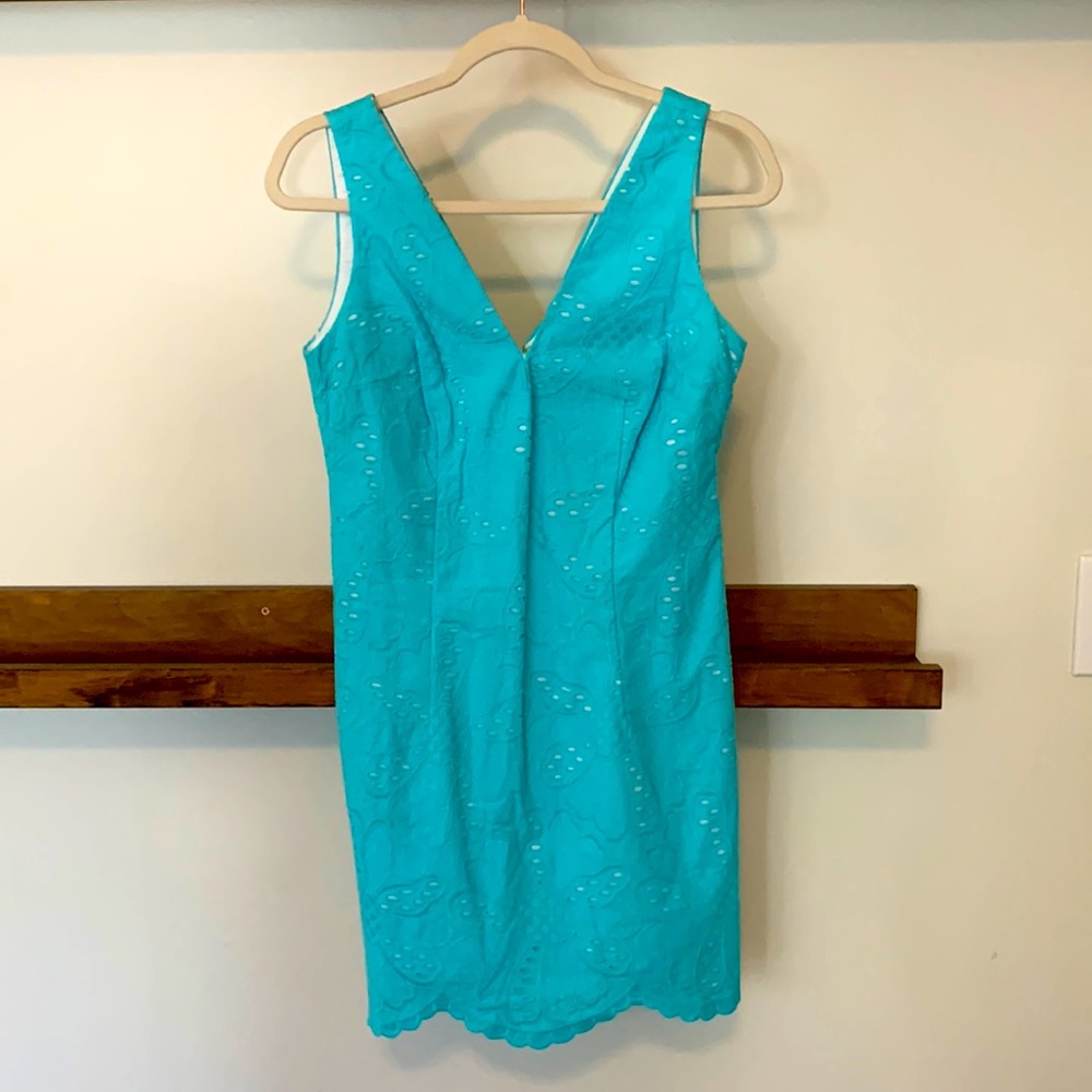 Lilly Pulitzer Madden Dress, Shirley Blue, Size 4